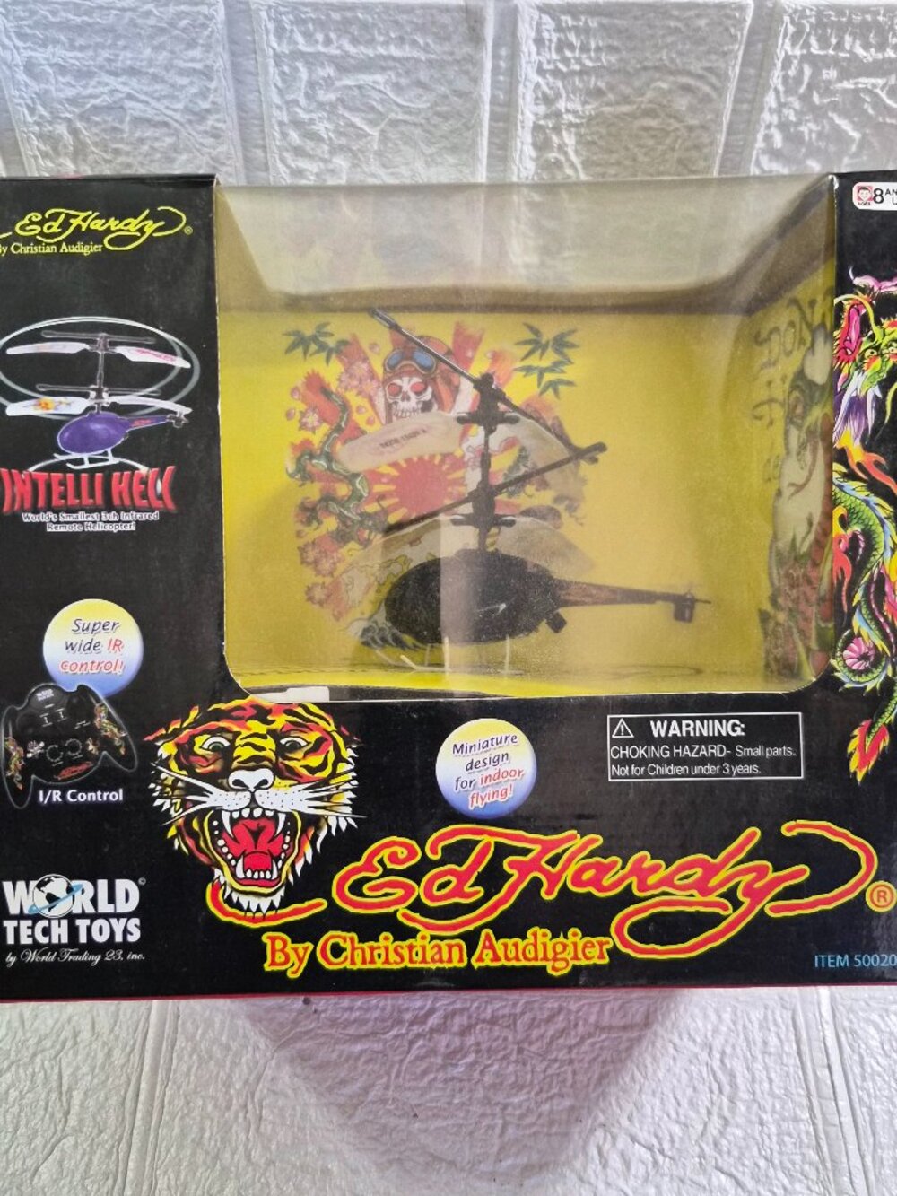World Tech Toys Ed Hardy Intelli Heli infrared remote-controlled mini helicopter